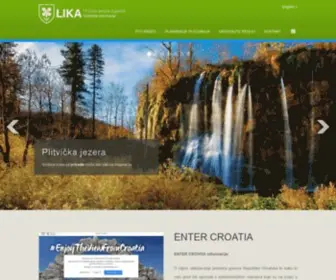 Visit-Lika.com(Informacije za planiranje posjeta Ličko) Screenshot