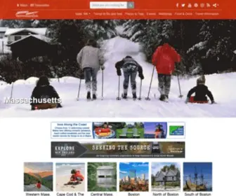 Visit-Massachusetts.com(Massachusetts Tourism Vacation Guide) Screenshot