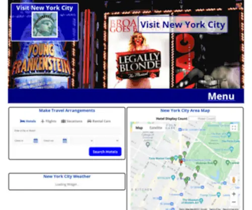 Visit-New-York-City.com(Visit New York City) Screenshot