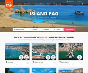 Visit-Pag.com(Island Pag) Screenshot