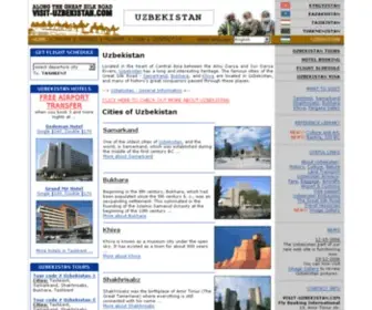 Visit-Uzbekistan.com(Travel to Uzbekistan with our travel agency located in Tashkent) Screenshot