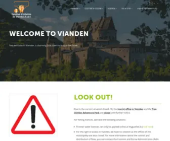 Visit-Vianden.lu(Visit Vianden) Screenshot