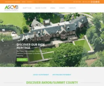 Visitakron-Summit.org(Akron Summit Convention and Visitors Bureau) Screenshot
