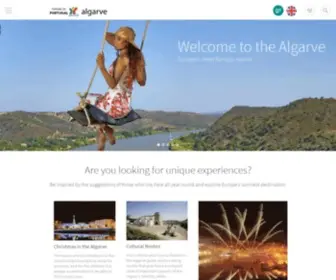 Visitalgarve.pt(Portal de Turismo do Algarve) Screenshot