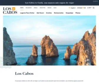 Visitaloscabos.travel(Visit Los Cabos México) Screenshot