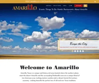 Visitamarillotx.com(Amarillo Convention & Visitors Bureau) Screenshot