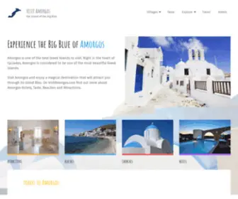 Visitamorgos.com(Visit Amorgos) Screenshot