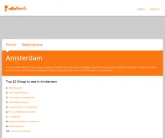 Visitamsterdam.nl(Discover the Netherlands) Screenshot