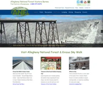 Visitanf.com(Allegheny National Forest) Screenshot