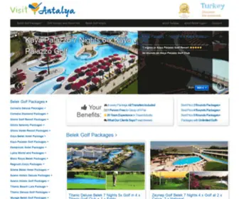 Visitantalya.com(Golf Holiday Packages in Belek) Screenshot