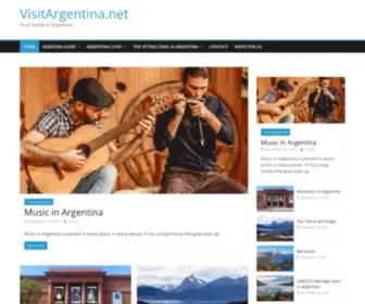 Visitargentina.net(Your Guide to Argentina) Screenshot