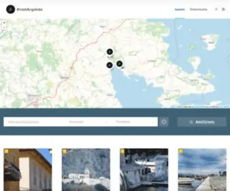 Visitargolida.com(Visit Argolida) Screenshot