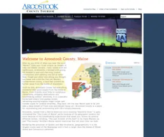 Visitaroostook.com(Aroostook County) Screenshot