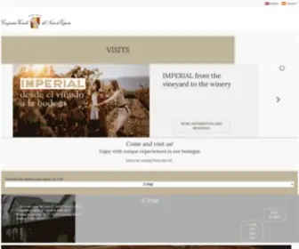 VisitascVne.com(CVNE Winery Visit) Screenshot
