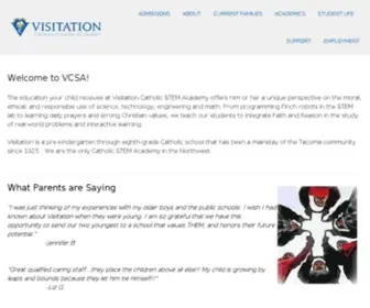 Visitationschool.net(Visitation Catholic School) Screenshot