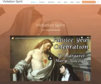 Visitationspirit.org(For a deeper daily devotion) Screenshot