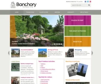 Visitbanchory.com(Banchory) Screenshot