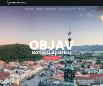 Visitbanskabystrica.sk(Visit) Screenshot
