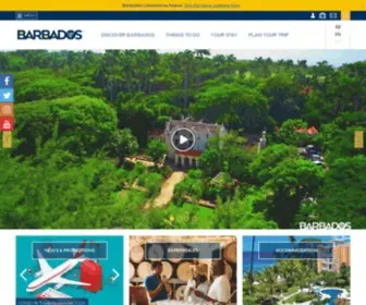 Visitbarbados.org(Visit Barbados) Screenshot