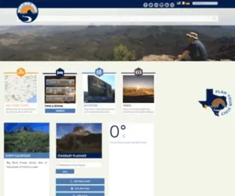 Visitbigbend.com(Lodging, Food, and Activities for the Big Bend Region of Texas) Screenshot