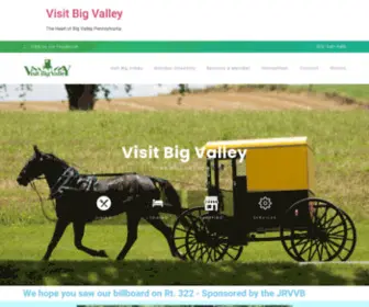 VisitbigValley.com(Big Valley Area Business Association) Screenshot