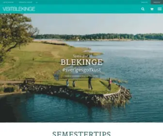 Visitblekinge.se(Visit Blekinge) Screenshot
