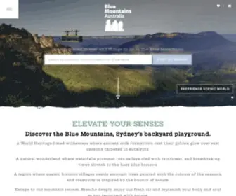 Visitbluemountains.com.au(Your Complete Blue Mountains Guide) Screenshot