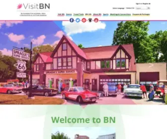 Visitbn.org(Bloomington-Normal, Illinois) Screenshot