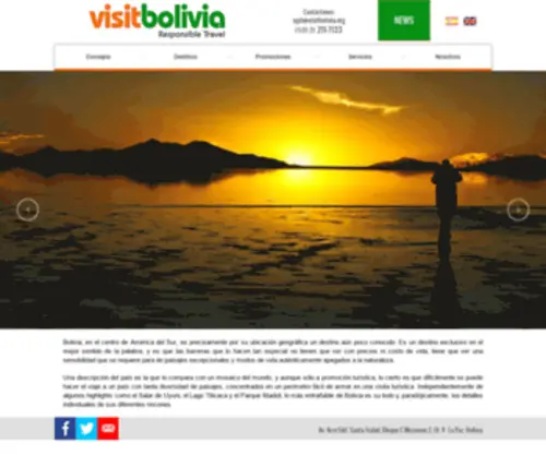 Visitbolivia.org(Visitbolivia) Screenshot