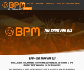 Visitbpm.co.uk(The Show for DJs) Screenshot