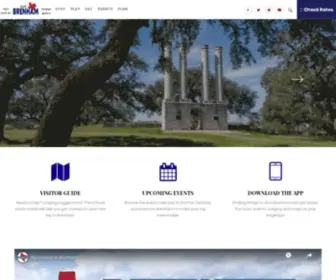 Visitbrenhamtexas.com(Visit Brenham Texas) Screenshot