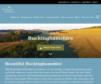 Visitbuckinghamshire.org(Visit Buckinghamshire) Screenshot