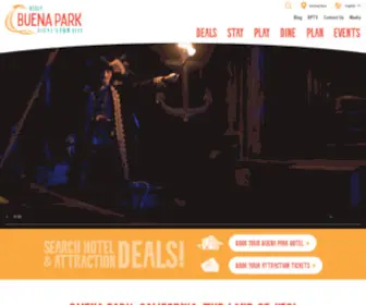 Visitbuenapark.com(Visit Buena Park) Screenshot