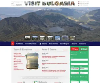 Visitbulgaria.com(Visit Bulgaria) Screenshot