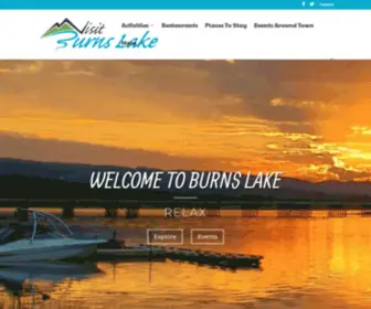 Visitburnslake.ca(Burns Lake) Screenshot