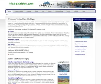 Visitcadillac.com(Visit Cadillac) Screenshot