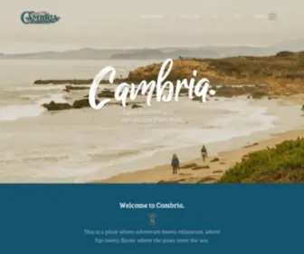 Visitcambriaca.com(Visit Cambria) Screenshot