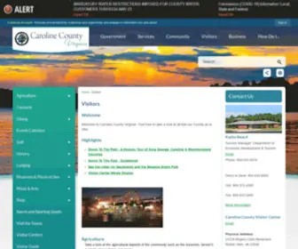 Visitcaroline.com(Caroline County VA) Screenshot