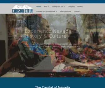 Visitcarsoncity.com(Visit Carson City) Screenshot