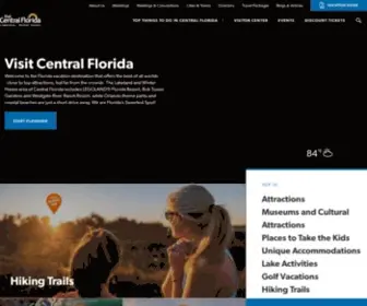 Visitcentralflorida.org(Explore Central Florida) Screenshot