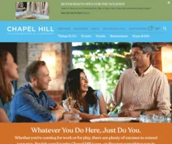 Visitchapelhill.org(Visit Chapel Hill) Screenshot