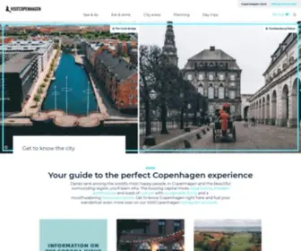 Visitcopenhagen.com(The official guide to Copenhagen) Screenshot