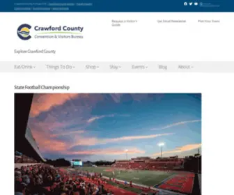 Visitcrawfordcounty.com(Explore Crawford County) Screenshot