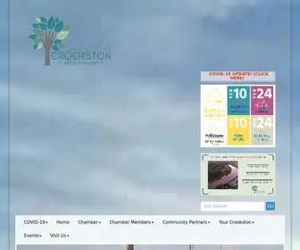 Visitcrookston.com(Crookston Area Chamber) Screenshot