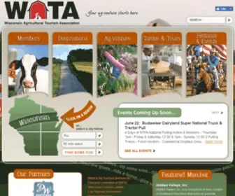 Visitdairyland.com(Wisconsin Agricultural Tourism Association) Screenshot