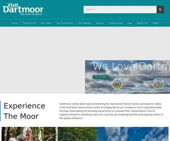 Visitdartmoor.co.uk(Official Tourism Website for Dartmoor) Screenshot