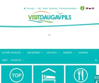 VisitdaugavPils.lv(Daugavpils Tūrisma Informācijas Centrs) Screenshot