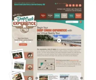 Visitdeepcreek.com(Garrett County Chamber of Commerce) Screenshot