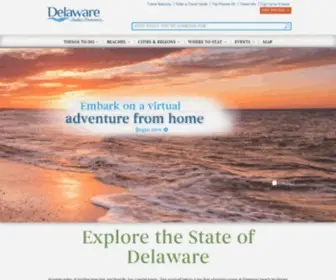 Visitdelaware.com(Explore the State of Delaware) Screenshot