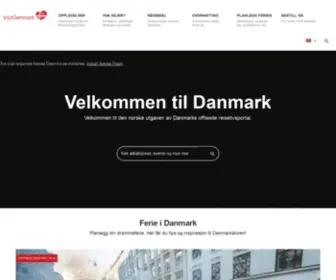 Visitdenmark.no(Velkommen til Danmark) Screenshot